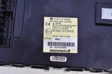 МОДУЛЬ КОМФОРТА 87110-34020 SSANGYONG KORANDO 3 III