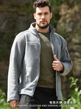 Флисовая куртка с воротником-стойкой, теплая, дышащая, мягкая флисовая куртка