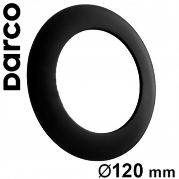 Rozeta maskująca 120 mm DARCO - czarna