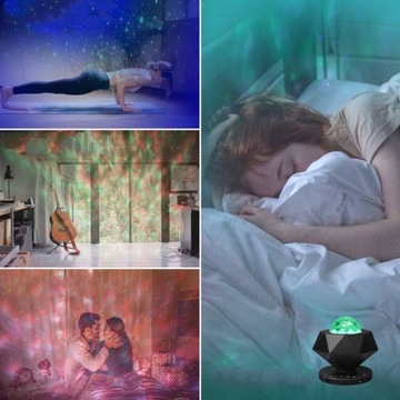 ДВА ЛАЗЕРНЫХ Звездных Проектор