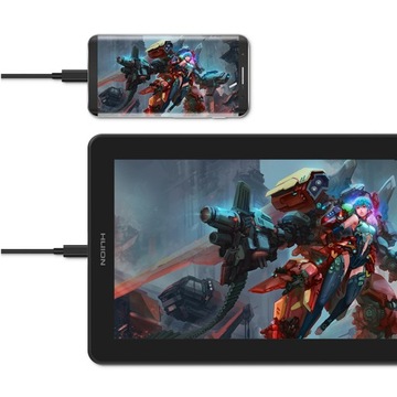HUION Kamvas 13 черный графический планшет