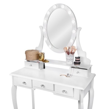 КОСМЕТИЧЕСКИЙ ТАЛИТ СО СВЕТОДИОДНЫМ ЛЮРРОРОМ БЕЛЫЙ + ПЛАНШЕТ