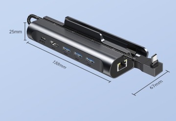 Док-станция 6-в-1 для Steam Deck/Steam Deck Oled/Asus Rog Ally