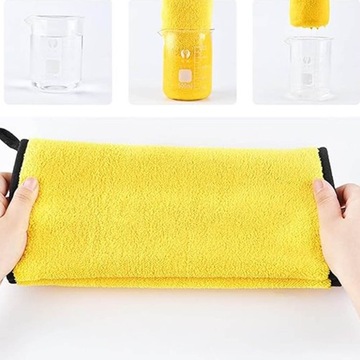 ПУШИСТОЕ ПОЛОТЕНЦЕ ИЗ МИКРОФИБРЫ ДЛЯ СУШКИ И ЧИСТКИ АВТОМОБИЛЯ 90х60