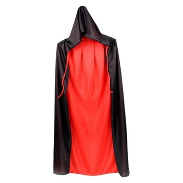 Długi Halloweenowy płaszcz kostium Death Cape