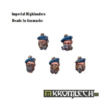 Kromlech Highlander Heads in Gasmasks