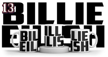 КРУЖКА БИЛЛИ ЭЙЛИШ + ИМЯ + КАРТОН