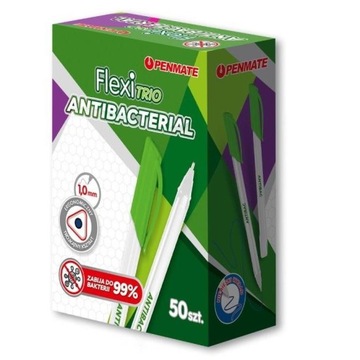 Długopis Penmate Flexi ANTIBACTERIAL 1,0 mm 50 szt