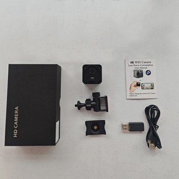 МИНИ-БЕСПРОВОДНАЯ УМНАЯ WIFI ИК-КАМЕРА ОБНАРУЖЕНИЯ ДВИЖЕНИЯ СКРЫТАЯ 4K МАЛЕНЬКАЯ