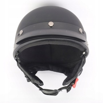 PU SKÓRZANY KASK MOTOCYKLOWY ORZESZEK HEŁM RETRO