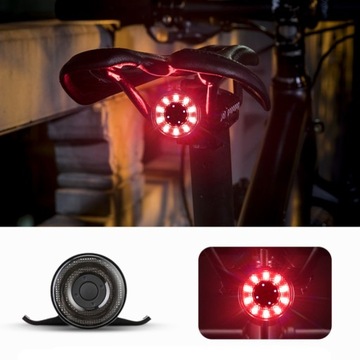 ROCKBROS SAMURAI LED USB ЗАДНЯЯ ВЕЛОСИПЕДНАЯ ФОНАРЬ