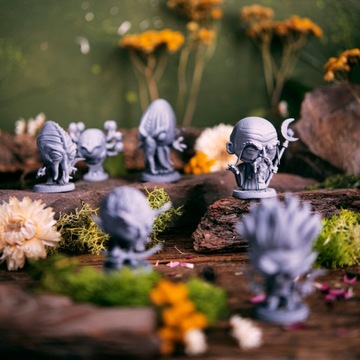 Фигурки гномов из ролевой игры Dice Head CIBI Magnus