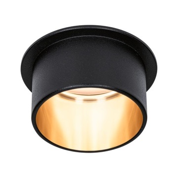 Paulmann Oprawa GIL LED 6W 2700K DIM IP44 - czarny/złoty