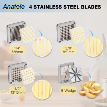 ANATOLE профессиональная куттерка для продуктов питания, картофеля, моркови и т.д. N586