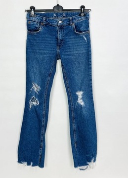 Spodnie jeansowe dzwony XS 34 Zara