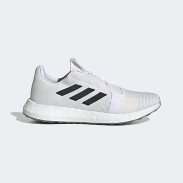 BUTY MĘSKIE ADIDAS SENSEBOOST GO BIAŁE ROZM 43 1/3