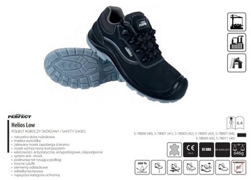 КОЖАНЫЕ РАБОЧИЕ ОБУВИ STALCO HELIOS LOW, размер 47 S-78010 PERFECT