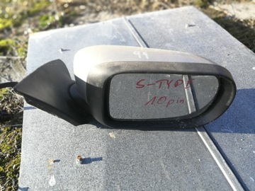 PRAVÉ PŘEDNÍ ZRCÁTKO VNĚJŠÍ JAGUAR S-TYPE 10 PIN