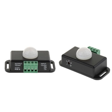 2 X czujnik ruchu na podczerwień do ciała DC 12V/24V 8A
