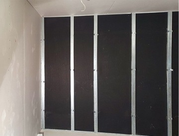 Термоизоляционная резиновая черная водонепроницаемая подкладка толщиной 8 мм для панелей стиральной машины