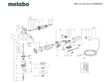 Электроника Metabo для WEV 15-125 Quick Inox