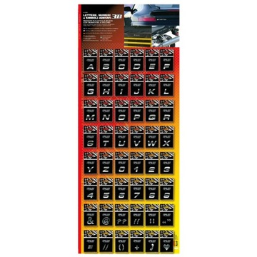 ХРОМИРОВАННАЯ 3D БУКВА 18мм x 2см ИТАЛИЙСКИЙ ШРИФТ