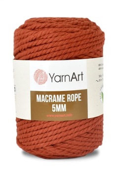 Sznurek YarnArt Macrame Rope 5 mm 785 / cegła