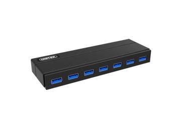 hub USB3 x7 Unitek Y-3184 ładowanie BC 1.2