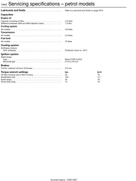 OPEL INSIGNIA I 1.8 БЕНЗИНОВЫЙ (08-12) ОПИСАНИЕ РЕМОНТА