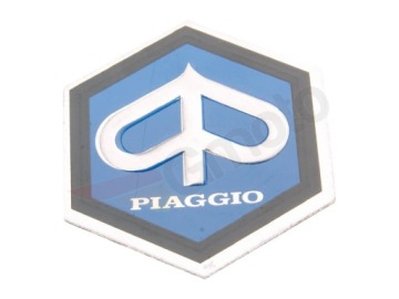 Emblemat klejony Vespa L N Primavera Rally 25x30 mm aluminium