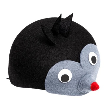 ШАПКА ИЗ ВОЙЛА МОЛ, ЧЕРНАЯ