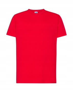 Koszulka męska krótki 100% bawełna czerwony 4XL