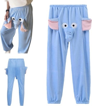 Krótka piżama w kształcie słonia zabawna piżama