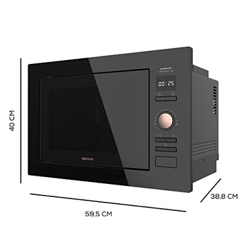 ВСТРАИВАЕМАЯ МИКРОВОЛНОВАЯ ПЕЧЬ CECOTEC 01402 25л