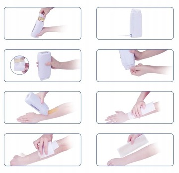 Набор для депиляции HEATER 3x восковые полоски в рулонах