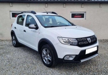 Dacia Sandero II Hatchback 5d Facelifting 0.9 TCe 90KM 2019 Dacia Sandero Stepway Lift SLICZNA Benzyna BOGATA WERSJA Oryginal ZADBANA, zdjęcie 3