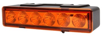 Światło LAMPA OSTRZEGAWCZA KOGUT Błyskowa pomarańczowa 12V-24V WAŚ 898.1