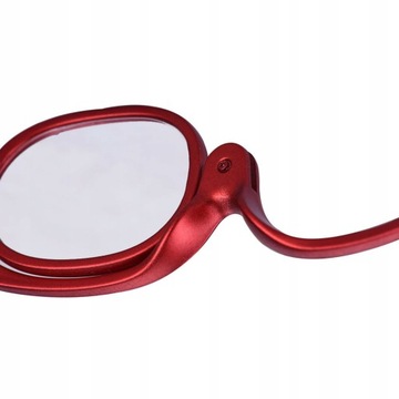 УВЕЛИЧИВАЮЩИЕ ОЧКИ ДЛЯ МАКИЯЖА ГЛАЗ 1,50 + КРАСНЫЕ ПОВОРОТНЫЕ ОЧКИ