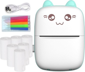 Портативный термопринтер без чернил, беспроводной