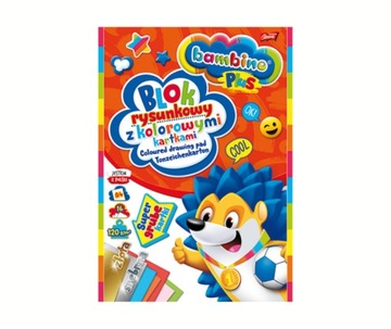 BAMBINO PLUS Blok rysunkowy A4 16k Kolorowy