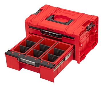 КОМПЛЕКТ ЯЩИКОВ ДЛЯ МАСТЕРСКОЙ Qbrick System PRO RED 3