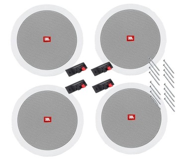 4 GŁOŚNIKI SUFITOWE JBL MASKOWNICE ŚRUBY ZŁĄCZA