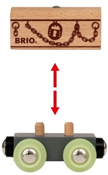 BRIO 33986 ПОЕЗД С ПРИЗРАКАМИ СВЕТЯЩИЙСЯ В ТЕМНОМ МИРЕ ПОЕЗД