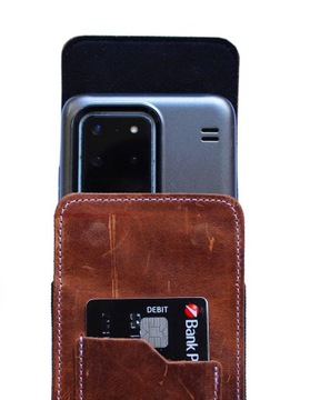 Skórzane etui wsuwka na Szyję do Motorola Edge 60 50 40 30 Fusion Pro Neo