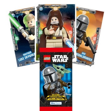 КАРТЫ TCG LEGO STAR WARS SERIES 3 — 10 пакетиков — 50 карт — ниндзяго