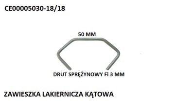 Zawieszki Lakiernicze S CE00005030-18/18 500 szt.