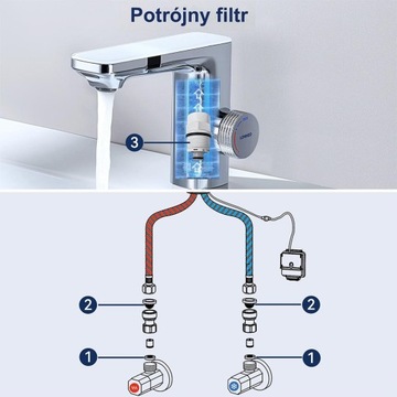 Бесконтактный смеситель для умывальника Смеситель с аксессуарами и сенсорными датчиками