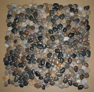 OTOCZAKI WIELOKOLOROWE POLEROWANE GŁADKIE NATURALNE KAMIENIE 1KG 5-8CM