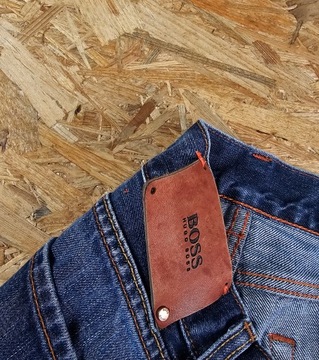 Spodnie Jeansowe HUGO BOSS Orange Dżins Niebieskie Męskie Denim 36x36