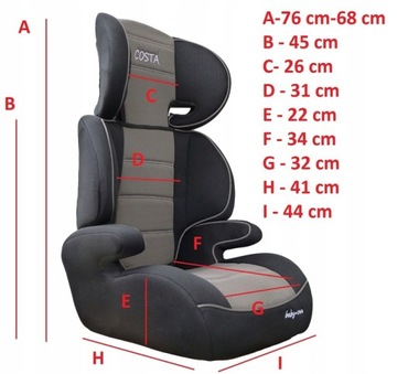 Автокресло COSTA 15-36кг. *детка*